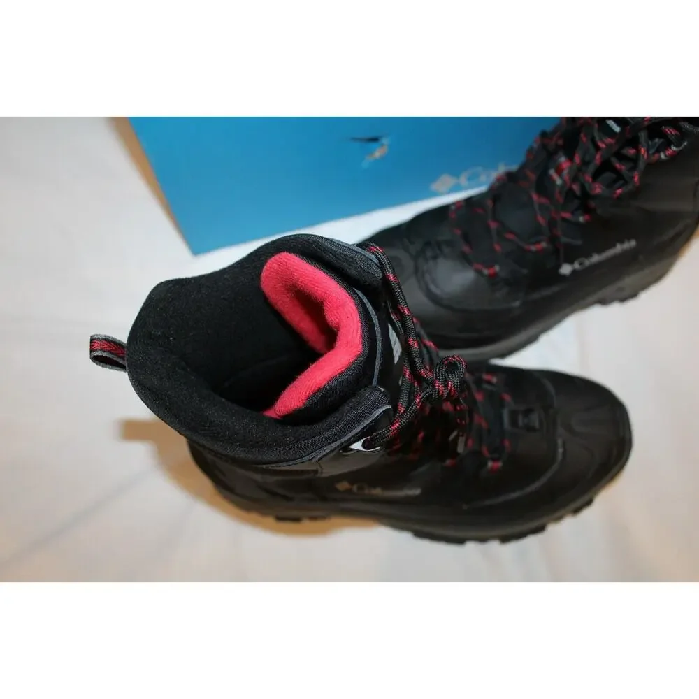 NIB Columbia Men's Bugaboot III Black Snow Boots‎ SZ 8.5 Women's SZ 10.5